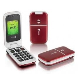 Doro PhoneEasy 410gsm Röd | SOM NY | OLÅST 