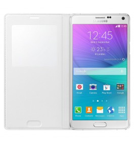 Samsung Galaxy Note 4 SM-N910F 32GB Vit flipfodral med fönster | TOPPSKICK | OLÅST