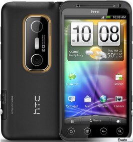 HTC Evo 3d Svart | OKEJ SKICK | OLÅST