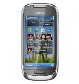 Nokia C7-00 Vit | OKEJ SKICK | OLÅST