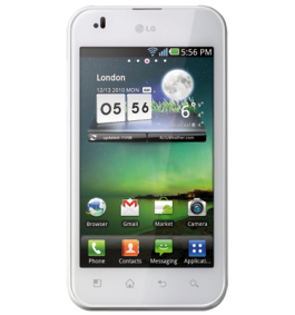 LG Optimus 2x P990 Vit | GOTT SKICK | OLÅST