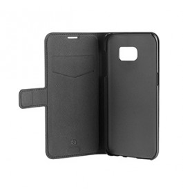 XQISIT Plånboksfodral magnet Samsung Galaxy S7 - Svart